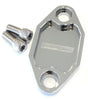 Aeroflow Billet Fuel Pump Block-Off Plate - Chrome (AF64-2029C) AF64-2029C