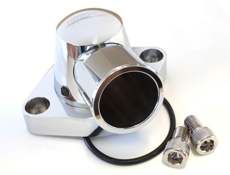 Aeroflow Billet Thermostat Housing - Chrome (AF64-2034C) AF64-2034C
