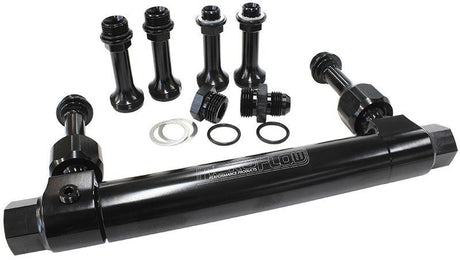 Aeroflow Adjustable Billet Fuel Log (AF64-2037BLK) AF64-2037BLK
