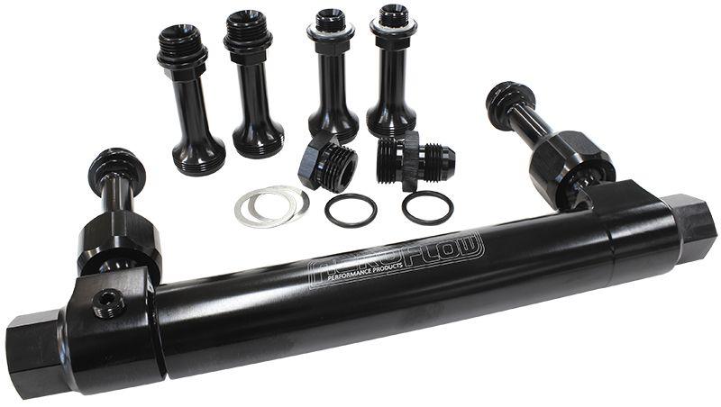 Aeroflow Adjustable Billet Fuel Log (AF64-2037BLK) AF64-2037BLK