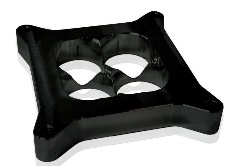 Aeroflow 1" Tapered High Velocity Carburettor Spacer (AF64-2044BLK) AF64-2044BLK