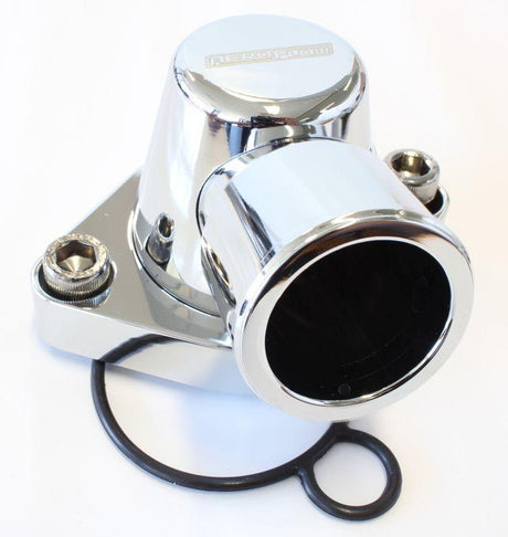 Aeroflow Billet Thermostat Housing - Chrome (AF64-2056C) AF64-2056C