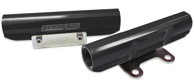 Aeroflow Subaru EJ20, EJ25 Top Feed Billet EFI Fuel Rails - Black (AF64-2058BLK)
