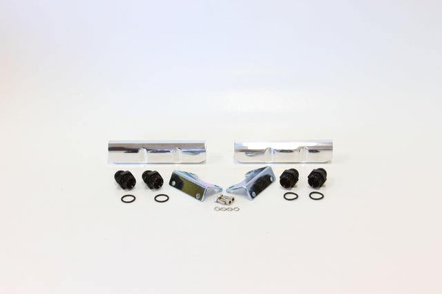 Aeroflow Subaru EJ20, EJ25 Top Feed Billet EFI Fuel Rails - Polished (AF64-2058P)