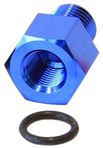 Aeroflow Fuel Rail Adapter (Blue) (AF64-2063) AF64-2063