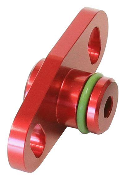 Aeroflow Fuel Rail Adapter (Red) (AF64-2066R) AF64-2066R