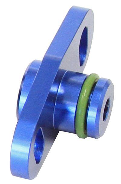 Aeroflow Fuel Rail Adapter (Blue) (AF64-2066) AF64-2066