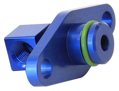 Aeroflow Fuel Rail Adapter (Blue) (AF64-2067) AF64-2067