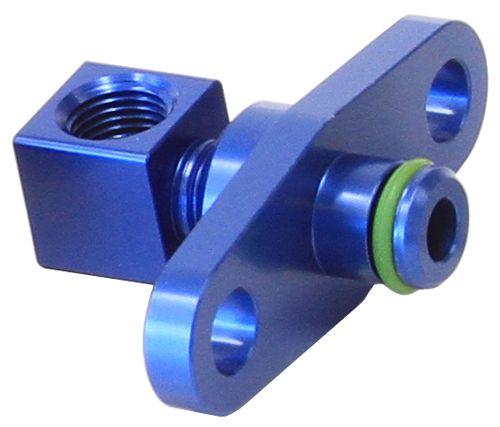 Aeroflow Fuel Rail Adapter (Blue) (AF64-2068) AF64-2068