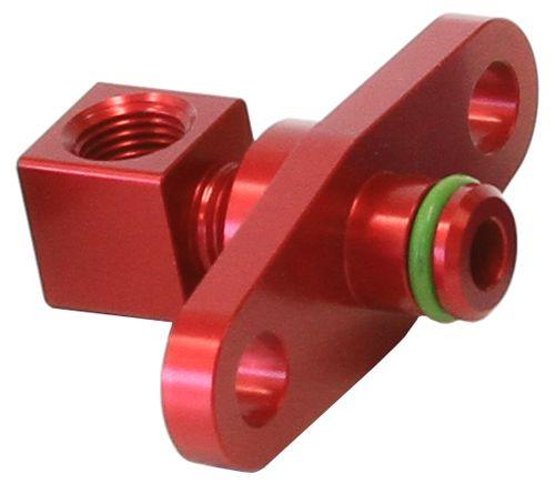 Aeroflow Fuel Rail Adapter (Red) (AF64-2068R) AF64-2068R