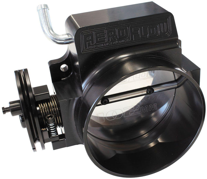 Aeroflow Billet 102mm Throttle Body (Black Finish) (AF64-2070BLK)