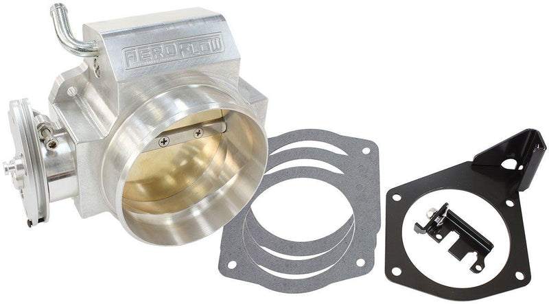 Aeroflow Billet 95mm Throttle Body - Polished Finish (AF64-2072) AF64-2072