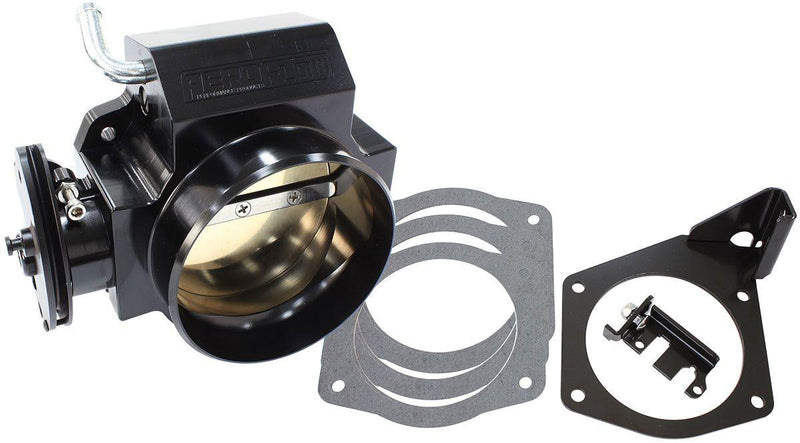 Aeroflow Billet 95mm Throttle Body - Black Finish (AF64-2072BLK) AF64-2072BLK