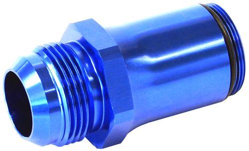 Aeroflow -16 AN Water Neck Adapter - Blue (AF64-2073) AF64-2073