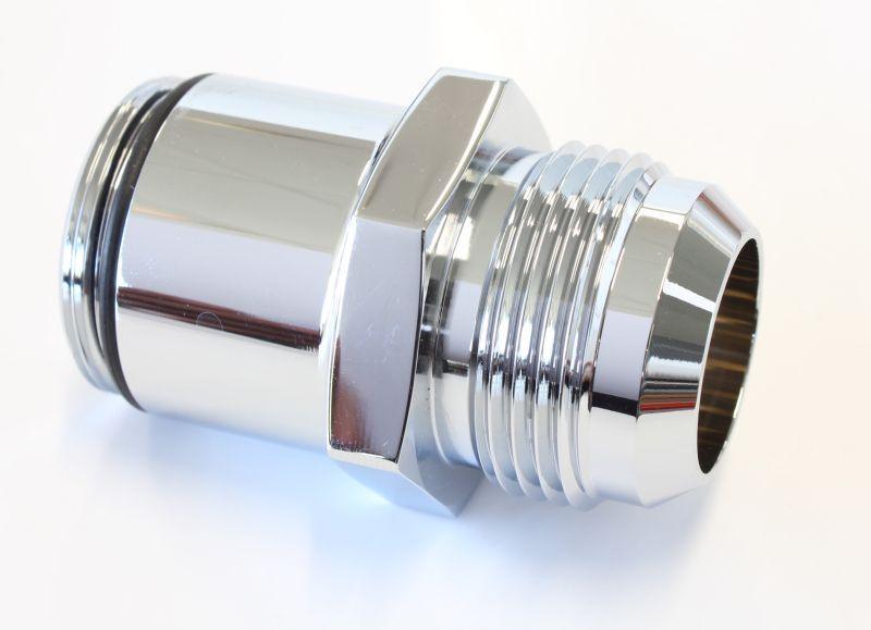 Aeroflow -16 AN Water Neck Adapter - Chrome (AF64-2073C) AF64-2073C