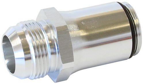 Aeroflow -16 AN Water Neck Adapter - Silver (AF64-2073S) AF64-2073S