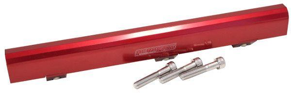 Aeroflow Mitsubishi Evolution 1-3 4G63 Billet EFI Fuel Rails - Red (AF64-2078R)