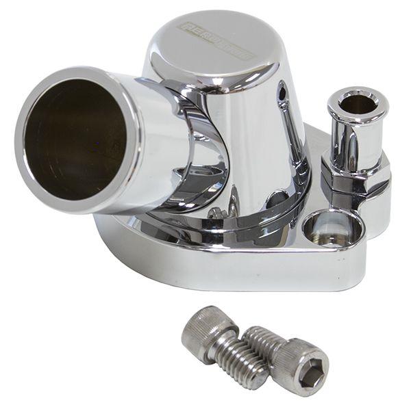 Aeroflow Billet Thermostat Housing - Chrome (AF64-2091C)