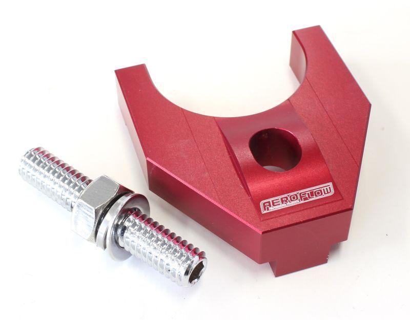 Aeroflow Billet Distributor Hold Down Clamp - Red (AF64-2093R) AF64-2093R