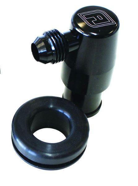 Aeroflow Billet PCV Valve with -6AN (AF64-2107BLK) AF64-2107BLK