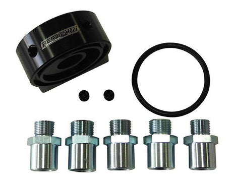 Aeroflow Billet Oil Cooler Sandwich Adapter (AF64-2108) AF64-2108