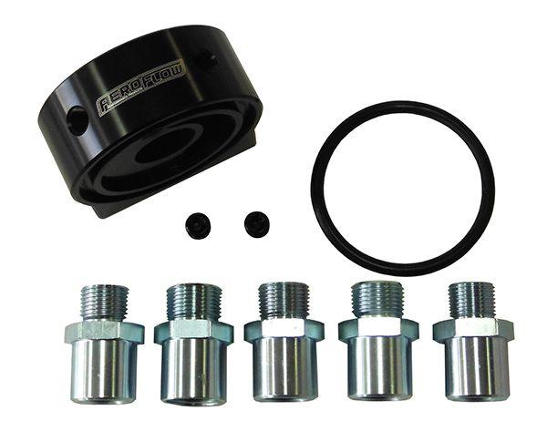 Aeroflow Billet Oil Cooler Sandwich Adapter (AF64-2108) AF64-2108