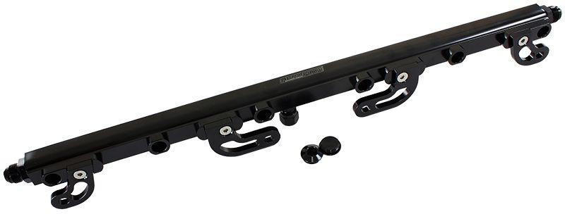 Aeroflow Ford FG Barra 4.0L DOHC Turbo Billet EFI Fuel Rail - Black (AF64-2113BLK) AF64-2113BLK