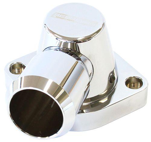 Aeroflow Billet Swivel Thermostat Housing - Chrome Finish (AF64-2115C) AF64-2115C