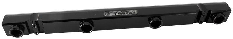 Aeroflow Mitsubishi Evolution 4-9 4G63 Billet EFI Fuel Rails - Black (AF64-2121BLK)