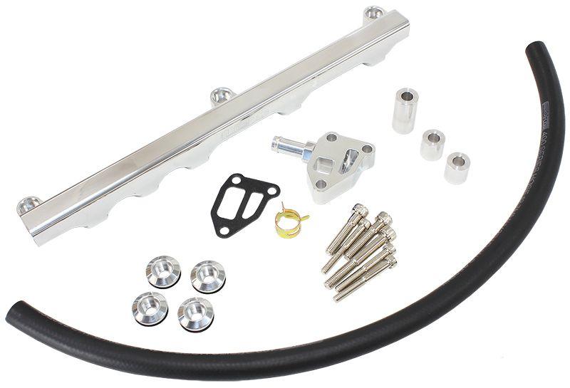 Aeroflow Nissan S14 and S15 SR20 Billet EFI Fuel Rail - Polished (AF64-2122P)