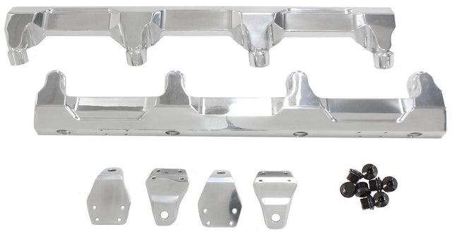 Aeroflow GM Supercharged LSA Billet EFI Fuel Rails - Polished (AF64-2124P) AF64-2124P