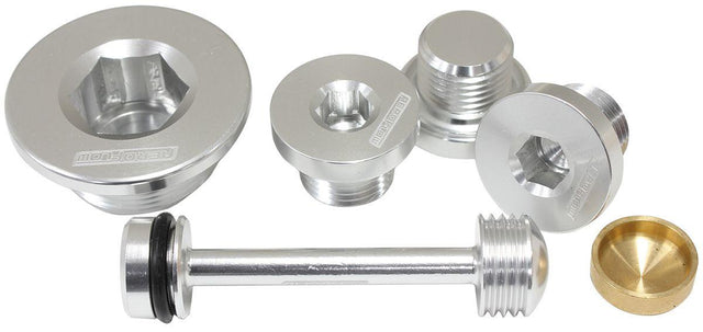 Aeroflow Welsh Plug Kit with Billet Barbell (AF64-2125) AF64-2125