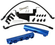Aeroflow Subaru, Toyota, Scion FA20 Billet EFI Fuel Rail Kit - Blue (AF64-2131) AF64-2131