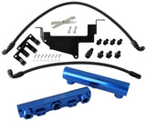 Aeroflow Subaru, Toyota, Scion FA20 Billet EFI Fuel Rail Kit - Blue (AF64-2131) AF64-2131