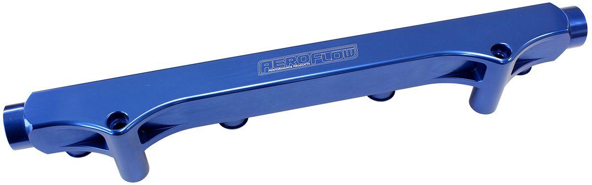 Aeroflow VW and Audi 1.8L 20v Billet EFI Fuel Rail - Blue (AF64-2133)