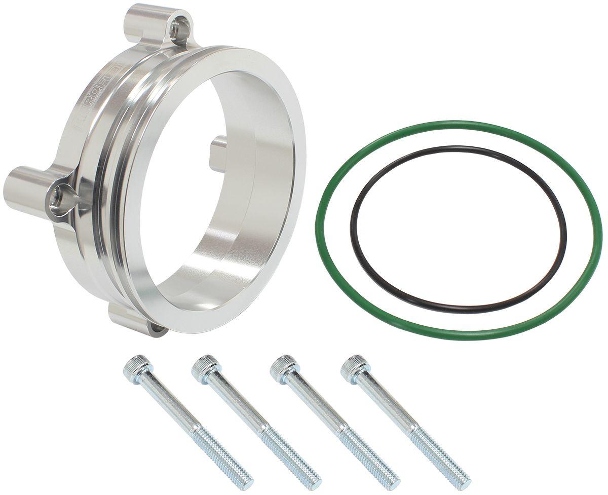 Aeroflow Bosch DBW Adapter, Silver Finish (AF64-2138) AF64-2138