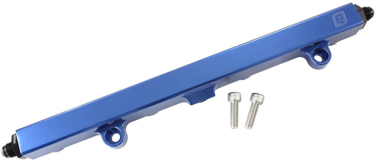 Aeroflow Honda K20 and K24 Billet EFI Fuel Rail - Blue (AF64-2140)