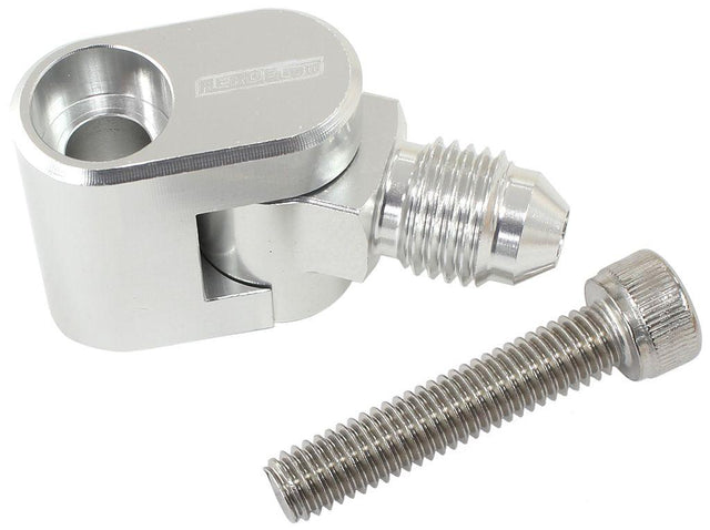 Aeroflow Single Swivel Water Cross-Over Adapter - Silver (AF64-2187) AF64-2187