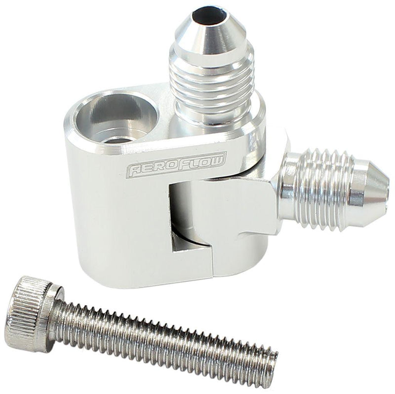 Aeroflow Dual Swivel Water Cross-Over Adapter, Silver (AF64-2188) AF64-2188