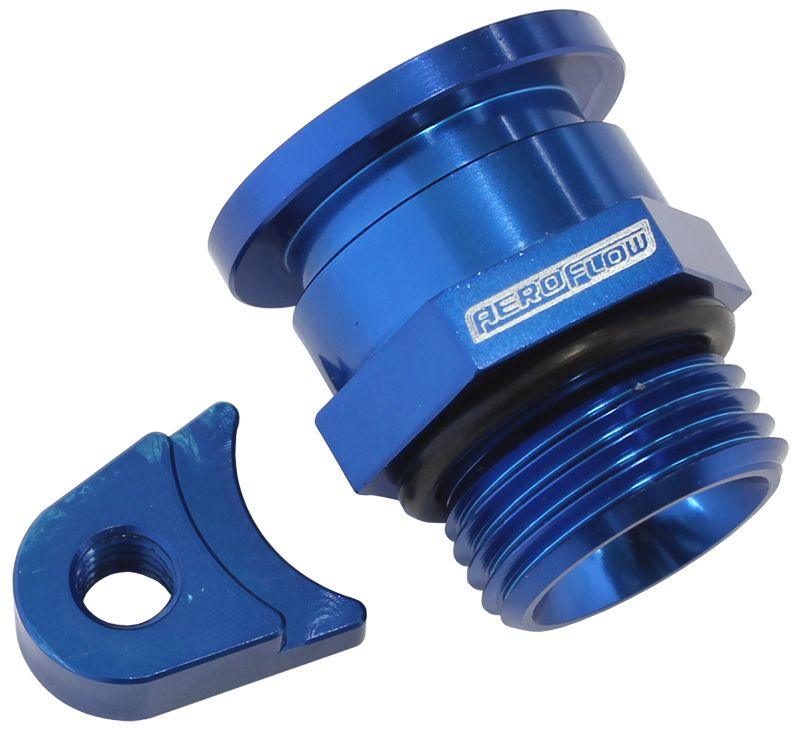 Aeroflow Fuel Pressure Regulator Adapter - Blue (AF64-2200) AF64-2200