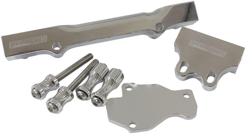 Aeroflow Mazda Series 6,7,8 13B Billet EFI Fuel Rails - Polished (AF64-2204P)