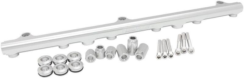 Aeroflow Nissan RB25 Billet EFI Fuel Rail - Silver (AF64-2210S) AF64-2210S