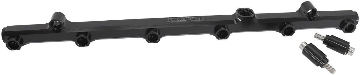 Aeroflow Nissan RB26DETT Billet EFI Fuel Rails (Black) (AF64-2211BLK) AF64-2211BLK