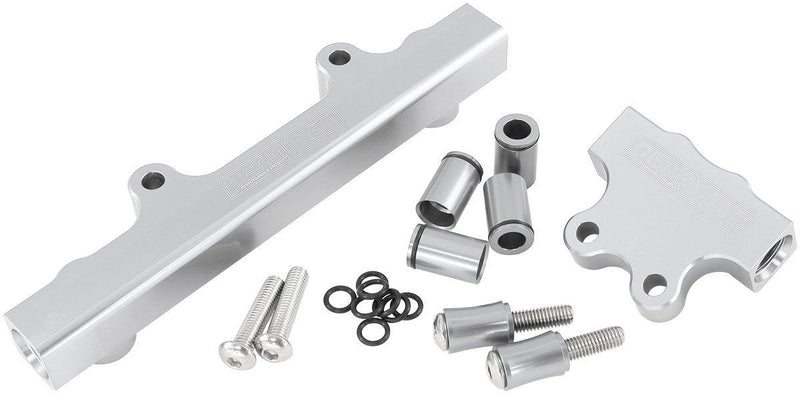 Aeroflow Mazda Series 4,5 13B Billet EFI Fuel Rails - Silver (AF64-2213S) AF64-2213S