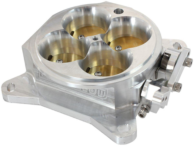 Aeroflow Billet Aluminium 4 Barrel 1375cfm Throttle Body (AF64-2250) AF64-2250
