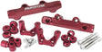 Aeroflow Subaru EJ20 Top Feed Conversion Billet EFI Fuel Rail - Red (AF64-2258R) AF64-2258R