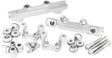 Aeroflow Subaru EJ20 Top Feed Conversion Billet EFI Fuel Rail - Silver (AF64-2258S) AF64-2258S