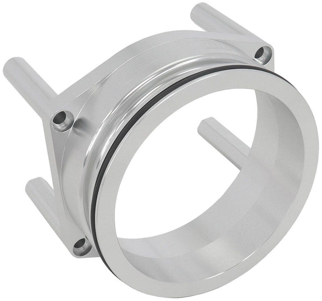 Aeroflow 95mm Throttle Body Intercooler Adapter - Silver Finish Suit AF64-2272 and AF64-2272BLK Throttle Body (AF64-2272) AF64-2272