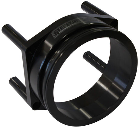 Aeroflow 95mm Throttle Body Intercooler Adapter - Black Finish Suit AF64-2272 and AF64-2272BLK Throttle Body (AF64-2272BLK) AF64-2272BLK
