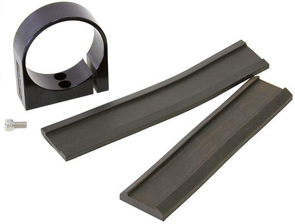 Aeroflow Single Billet Fuel Pump Bracket - Black (AF64-2901BLK) AF64-2901BLK